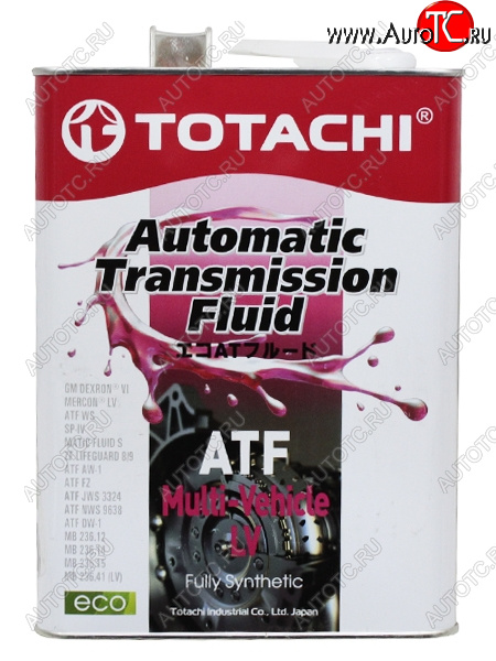 4 649 р. Жидкость для АКПП TOTACHI ATF Multi-Vehicle LV 4л TOTACHI A3004  с доставкой в г. Майкоп
