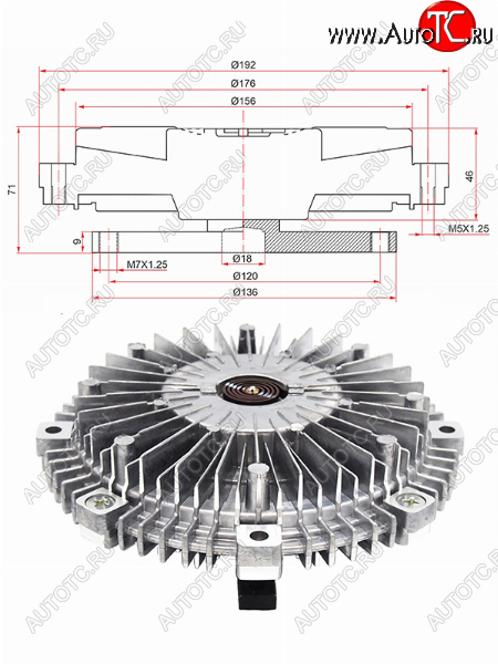 5 849 р. Вискомуфты MITSUBISHI PAJERO V89#WPAJERO IV 06- 4M41 3.2D SAT ST-170-0002  с доставкой в г. Майкоп