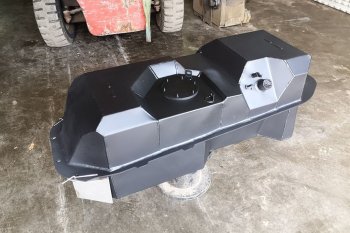 40 999 р. Топливный бак (под штатную защиту) 75 литров из алюминия (стагер) Mitsubishi L200 4  дорестайлинг (2006-2014)  с доставкой в г. Майкоп. Увеличить фотографию 5