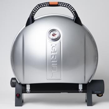 50 899 р. Гриль газовый O-GRILL 900МT bicolor черный-серебристый (в комплекте адаптер тип А)  900mt_silver  с доставкой в г. Майкоп. Увеличить фотографию 1