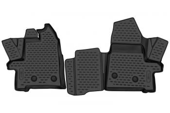 5 349 р. Коврики 3D в салон подходят для FORD Transit 2014-, 2шт. (ПУ, повышенная износостойкость)  Форд Транзит FORMAT format.3d1675210k  с доставкой в г. Майкоп. Увеличить фотографию 1