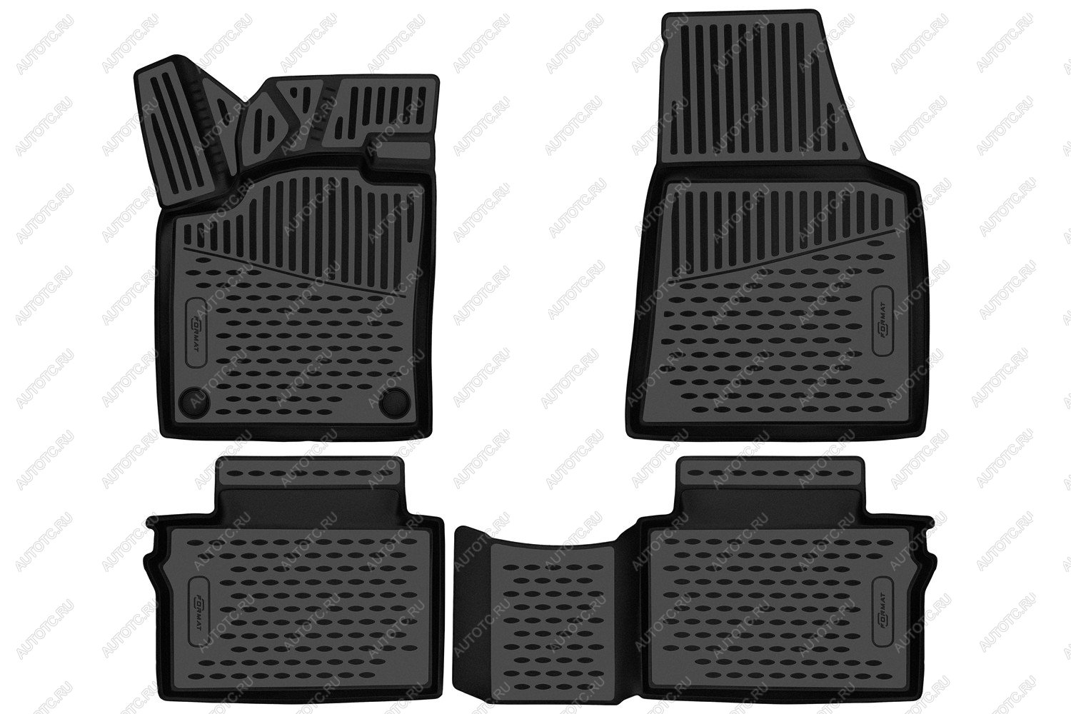 5 349 р. Коврики 3D в салон подходят для FAW Bestune B70 2020-, 4шт. (ПУ, повышенная износостойкость)  ФАВ Бестюн Б70 Element format.3da70195210k  с доставкой в г. Майкоп