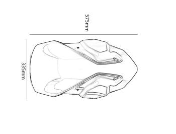 8 849 р. Ветровое стекло для мотоцикла Honda CRF1000L 16-17 КитайскиеЗапчасти пм-00016959  с доставкой в г. Майкоп. Увеличить фотографию 3
