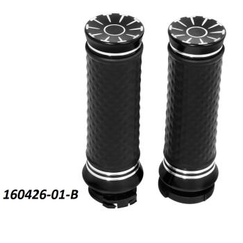 3 419 р. Грипсы на руль 25мм Harley-Davidson 1 КитайскиеЗапчасти пм-00025598  с доставкой в г. Майкоп. Увеличить фотографию 3