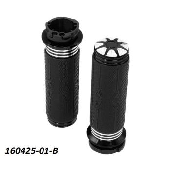 3 419 р. Грипсы на руль 25мм Harley-Davidson 1 КитайскиеЗапчасти пм-00025598  с доставкой в г. Майкоп. Увеличить фотографию 1
