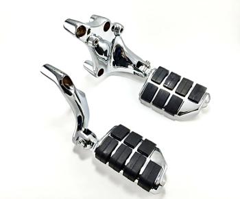 5 999 р. Подножки задние комплект Harley-Davidson XL883, XL1200 14-22 КитайскиеЗапчасти пм-00025601  с доставкой в г. Майкоп. Увеличить фотографию 3