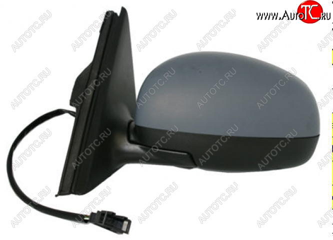5 699 р. Боковое левое зеркало (электрическое, с подогревом) BodyParts  Skoda Fabia  Mk2 (2007-2010) хэтчбэк дорестайлинг (неокрашенное)  с доставкой в г. Майкоп