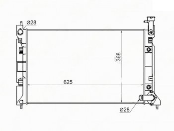 6 649 р. Радиатор MITSUBISHI COLT 4G15  4G19 Z25  8A 02- SAT mc0001-z2  с доставкой в г. Майкоп. Увеличить фотографию 1