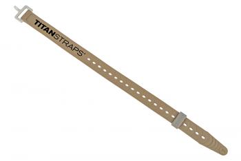 2 259 р. Ремень крепёжный TitanStraps Industrial песочный L = 51 см (Dmax = 14,15 см, Dmin = 5,5 см)  tsi-0120-tan  с доставкой в г. Майкоп. Увеличить фотографию 2