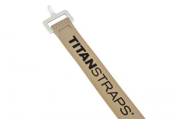 2 259 р. Ремень крепёжный TitanStraps Industrial песочный L = 51 см (Dmax = 14,15 см, Dmin = 5,5 см)  tsi-0120-tan  с доставкой в г. Майкоп. Увеличить фотографию 4