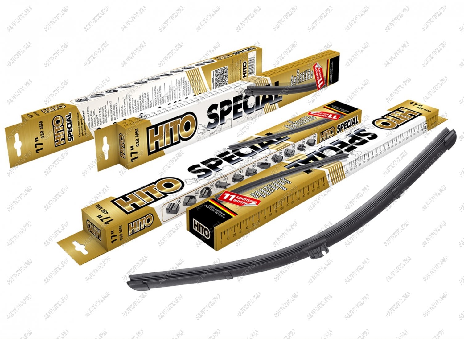 399 р. Щетка стеклоочистителя (68 см бескаркасная) HITO SPECIAL    с доставкой в г. Майкоп