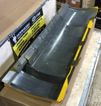 2 739 р. Обтекатель кабины правый FAW J6 цв.желтый FAW 5302620-a01c  с доставкой в г. Майкоп. Увеличить фотографию 5