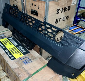 5 179 р. Решетка бампера (тягач) SHAANXI X3000  (!!!УЦЕНКА: возможен нетоварный вид!!!) SHACMAN dz97189621061  с доставкой в г. Майкоп. Увеличить фотографию 2