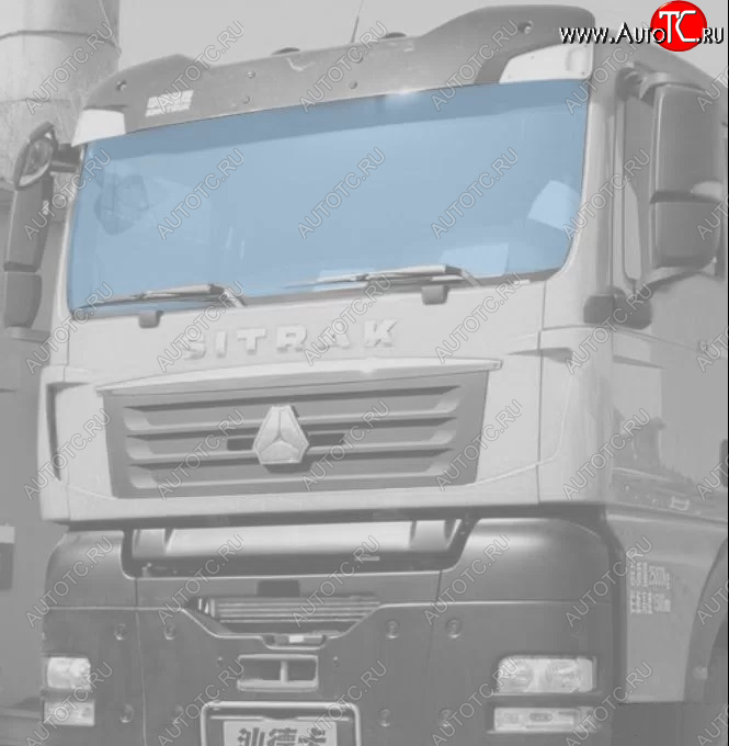 10 749 р. Стекло ветровое (2050х880) SITRAK C5H, C7H, STAND 14- HOWO T5G TRUCK 14- шелк SHACMAN SHACMAN 4911agnbl  с доставкой в г. Майкоп