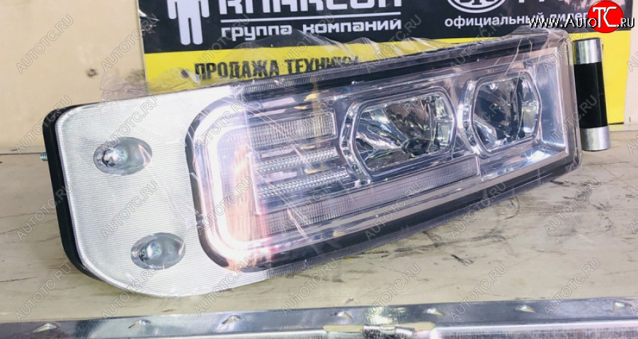 11 199 р. Фара противотуманная с поворотником правая LED HOWO T5G SITRAK 811w25320-6004  с доставкой в г. Майкоп