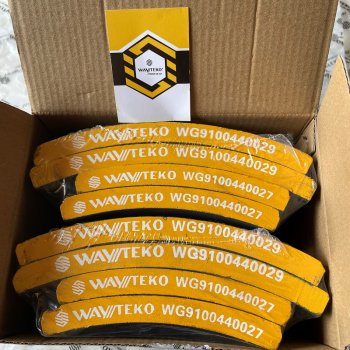 979 р. Накладка тормозная передняя 160*135 (6отв.) качество WAYTEKO PREMIUM WG910044002729 WAYTEKO PREMIUM wg910044002729  с доставкой в г. Майкоп. Увеличить фотографию 2