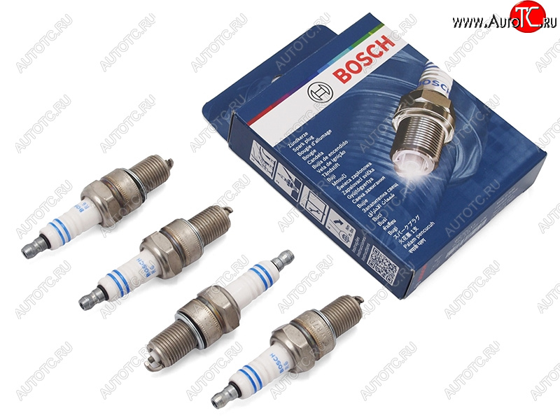 1 089 р. Комплект свечей CHEVROLET AVEOKALOS 05-LADA GRANTAKALINALARGUS 11-NIVA 76- (комплект 4шт) BOSCH 0242235915  с доставкой в г. Майкоп
