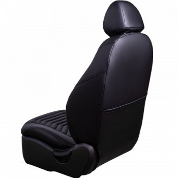27 649 р. Комплект чехлов сидений ( Экокожа ИЛАНА+ОРЕГОН)   Chevrolet Aveo ( T200,  T250) (2002-2011) хэтчбек 5 дв, седан, седан рестайлинг, хэтчбек 5 дв рестайлинг (черный)  с доставкой в г. Майкоп. Увеличить фотографию 5