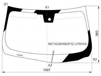 12 449 р. Стекло лобовое (Обогрев щеток Камера Датчик дождя) Infiniti M25 10-14  M35 10-13  M37 10-14  M4 XYG 6071AGNHMOP1Z LFW/H/X  с доставкой в г. Майкоп. Увеличить фотографию 1