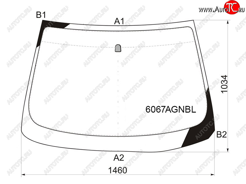 6 249 р. Стекло лобовое NISSAN TEANA 08-14 FUYAO 6067AGNBL  с доставкой в г. Майкоп