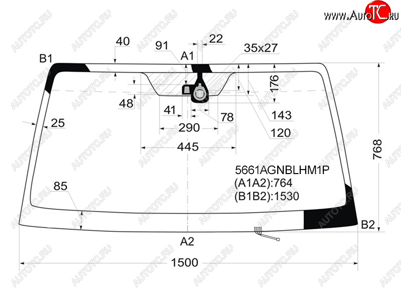 8 249 р. Стекло лобовое (Обогрев щеток Датчик дождя) Mitsubishi Pajero 06-20 FUYAO 5661AGNBLHM1P  с доставкой в г. Майкоп