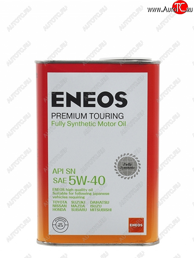 1 359 р. Масло моторное синтетическое ENEOS Premium Touring 5W-40 SN 1л ENEOS 8809478942148  с доставкой в г. Майкоп