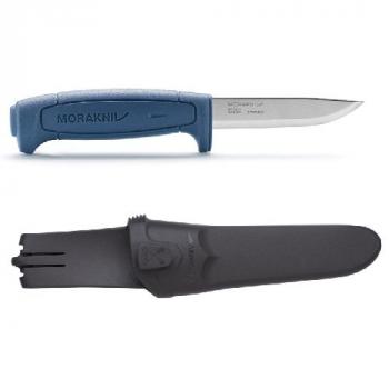 1 589 р. Нож MORAKNIV Basic 546, длина клинка 91 мм, синий  12241  с доставкой в г. Майкоп. Увеличить фотографию 1