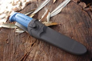 1 589 р. Нож MORAKNIV Basic 546, длина клинка 91 мм, синий  12241  с доставкой в г. Майкоп. Увеличить фотографию 3