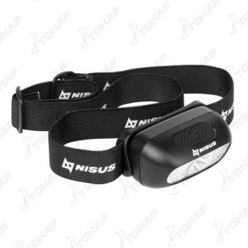 1 219 р. Фонарь налобный NISUS 200 LM, IP44, USB  n-fn-hl05-d  с доставкой в г. Майкоп. Увеличить фотографию 1