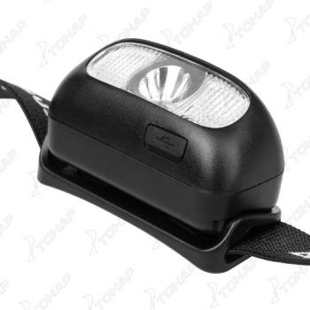 1 219 р. Фонарь налобный NISUS 200 LM, IP44, USB  n-fn-hl05-d  с доставкой в г. Майкоп. Увеличить фотографию 10