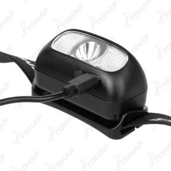 1 219 р. Фонарь налобный NISUS 200 LM, IP44, USB  n-fn-hl05-d  с доставкой в г. Майкоп. Увеличить фотографию 9
