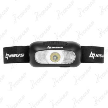 1 219 р. Фонарь налобный NISUS 200 LM, IP44, USB  n-fn-hl05-d  с доставкой в г. Майкоп. Увеличить фотографию 6
