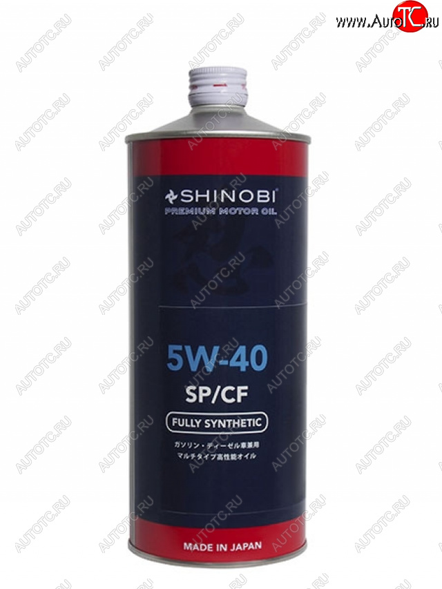 1 199 р. Масло моторное синтетическое SHINOBI SPCF 5W-40 1L SHINOBI SH0011  с доставкой в г. Майкоп