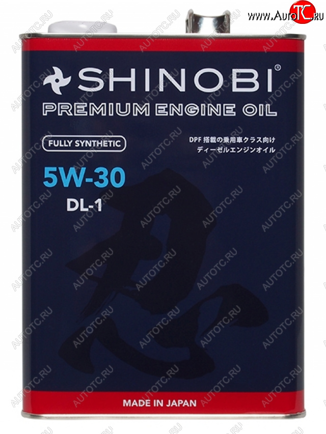 4 899 р. Масло моторное синтетическое SHINOBI DL-1 5W-30 4L SHINOBI SH0016  с доставкой в г. Майкоп