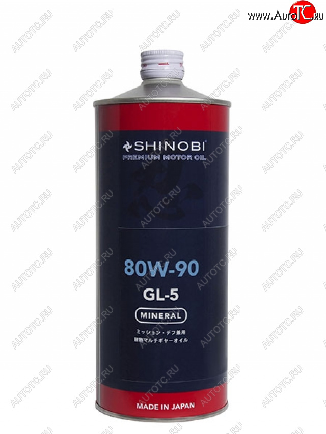 1 199 р. Масло трансмиссионное SHINOBI GL-5 80W-90 1L SHINOBI SH0028  с доставкой в г. Майкоп