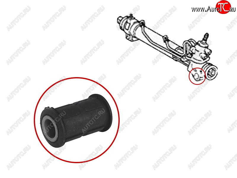 679 р. Втулка рулевой рейки Toyota Harrier (XU10,XU30) 97-13  Lexus RX 97-06 SAT ST-44250-48051B  с доставкой в г. Майкоп