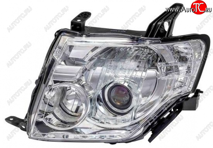 11 999 р. Левая фара (под корректор) BODYPARTS Mitsubishi Pajero 4 V80 дорестайлинг (2006-2011)  с доставкой в г. Майкоп
