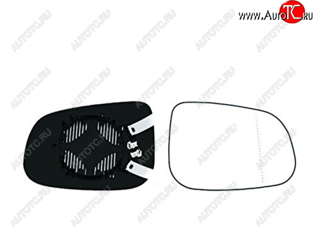 1 229 р. S60 (V40V60 11-) СТЕКЛО ЗЕРКАЛА ПРАВ С ПОДОГРЕВ (aspherical) (Тайвань) BodyParts vvs6010-460-r  с доставкой в г. Майкоп