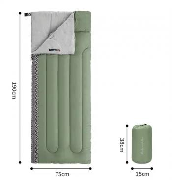 3 239 р. Мешок спальный Naturehike L150, 190х75см, (ТК: +13C), (левый), бежевый  nh20msd05-crl  с доставкой в г. Майкоп. Увеличить фотографию 2