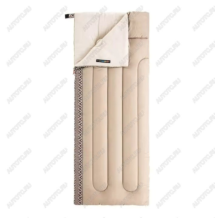 3 239 р. Мешок спальный Naturehike L150, 190х75см, (ТК: +13C), (левый), бежевый  nh20msd05-crl  с доставкой в г. Майкоп