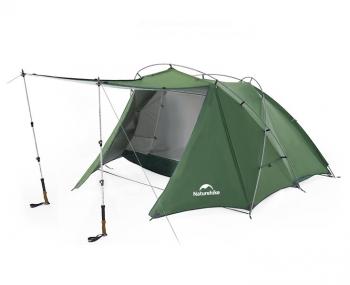 19 139 р. Палатка Naturehike Hillock 6, 2-местная, зеленая  cnk2300zp040-agr  с доставкой в г. Майкоп. Увеличить фотографию 1