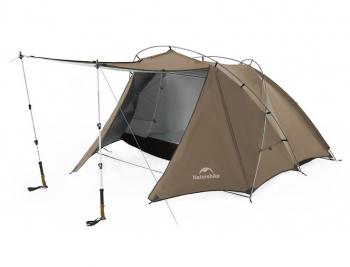 19 139 р. Палатка Naturehike Hillock 6, 2-местная, коричневая  cnk2300zp040-br  с доставкой в г. Майкоп. Увеличить фотографию 1