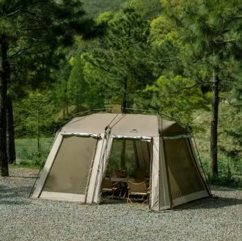 54 849 р. Палатка Naturehike Village 13 Quick-opening, автоматическая 5-8-местная  cnh23zp12003-br  с доставкой в г. Майкоп. Увеличить фотографию 4
