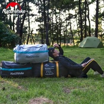 3 329 р. Сумка дорожная Naturehike А027, с колесами,110 л., черная  nh18x027-l-lb  с доставкой в г. Майкоп. Увеличить фотографию 7