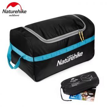 3 329 р. Сумка дорожная Naturehike А027, с колесами,110 л., черная  nh18x027-l-lb  с доставкой в г. Майкоп. Увеличить фотографию 3