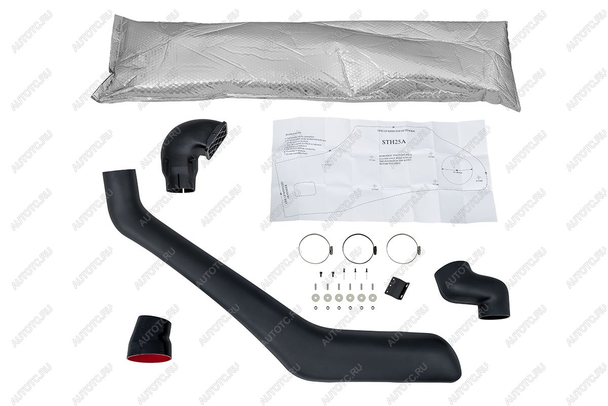 3 659 р. Шноркель для Toyota Hilux 2005+ (дизель) (STH25AD)  sth25ad-ch  с доставкой в г. Майкоп