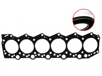 11 399 р. Прокладка головки блока 1HDFTE (T=1,00) LAND CRUISER J7#J8#J10# 98- TOYOTA 11115-17031-01  с доставкой в г. Майкоп. Увеличить фотографию 1