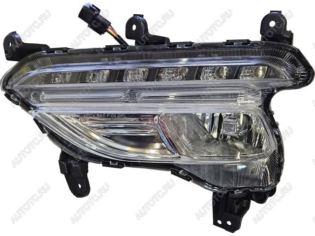 10 349 р. Противотуманная фара левая BodyParts Hyundai Santa Fe DM рестайлинг (2015-2019)  с доставкой в г. Майкоп