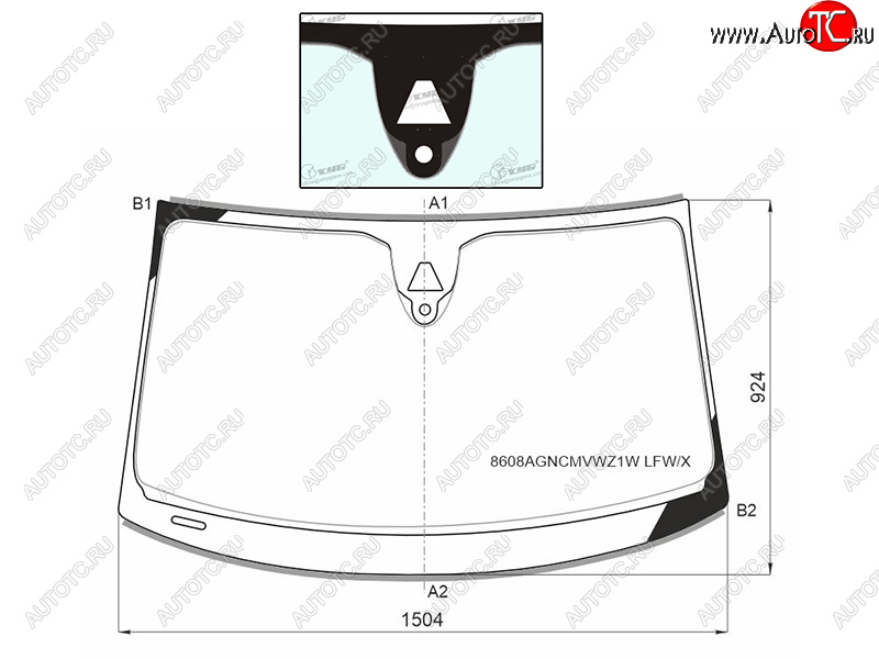 11 299 р. Стекло лобовое (Камера Датчик дождя Молдинг SPORTBACK) Audi A7 14-18 XYG 8608AGNCMVWZ1W LFW/X  с доставкой в г. Майкоп