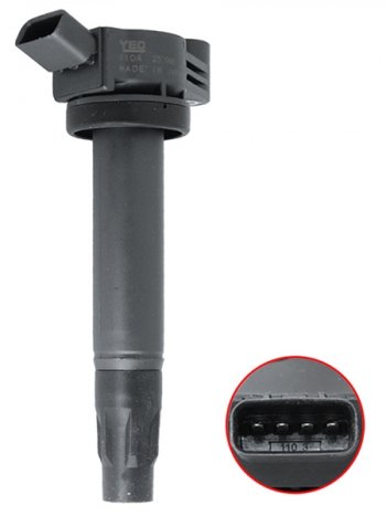 3 399 р. Катушка зажигания TOYOTA KLUGERHIGLANDER MCU2#RX300330350 MCU3# 03- 3MZ-FE YEC IGC110A  с доставкой в г. Майкоп. Увеличить фотографию 1